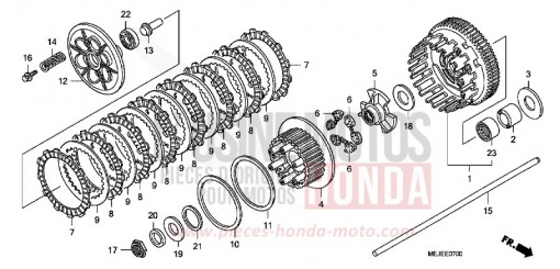 EMBRAYAGE CB1300SA7 de 2007